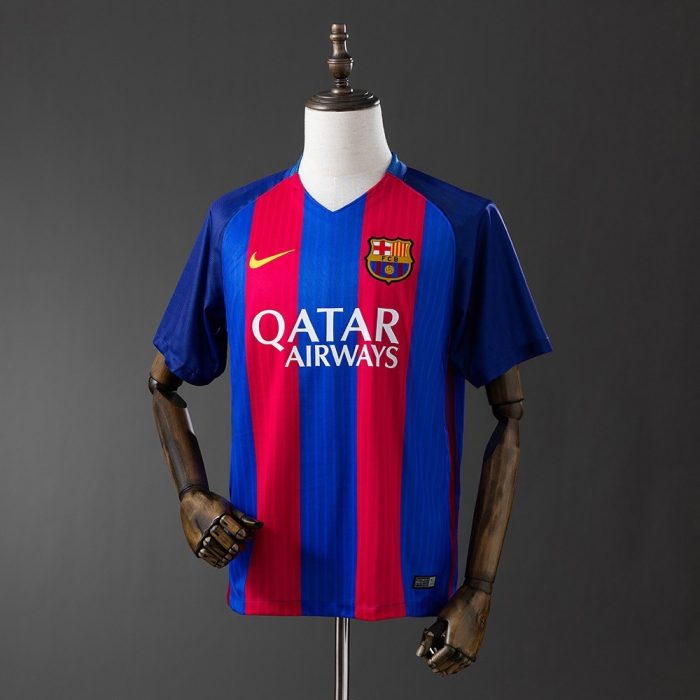 Barcelona 16/17 Home Retro Shirt - 图片 9
