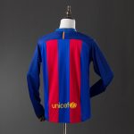 Barcelona 2016/17 Home Long Sleeve Retro Jersey - 图片 8