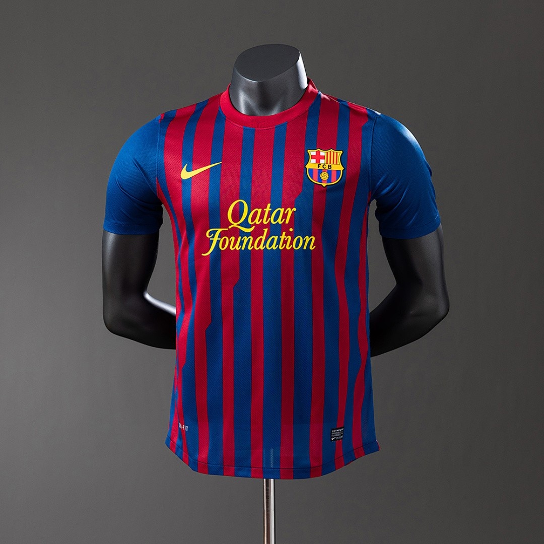 JER-2684_1 Barcelona 2011/12 Home Player Version Retro Jersey - 图片 1