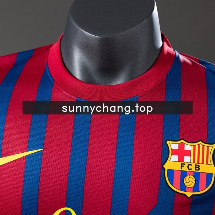 Barcelona 2011/12 Home Player Version Retro Jersey - 图片 7