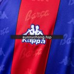 Barcelona 1996/97 Home Retro Long Sleeve Jersey - 图片 3
