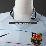 Barcelona 2003/04 Away Retro Long Sleeve Jersey - 图片 5
