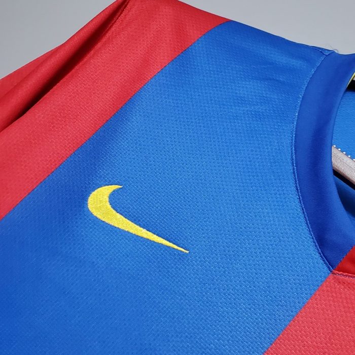 Barcelona 2006/2007 Home Long Sleeve Retro Shirt - 图片 3