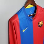 Barcelona 2006/2007 Home Long Sleeve Retro Shirt - 图片 9