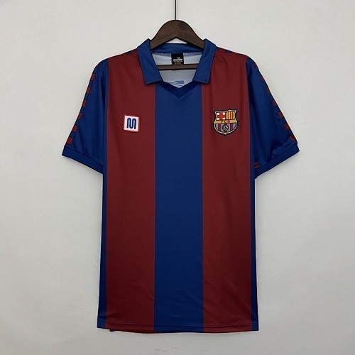 JER-2696_1 Barcelona 1980-1982 Home Retro Shirt - 图片 1