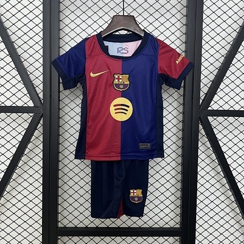 JER-2702_1 24/25 Barcelona Home Kids Jersey - 图片 1