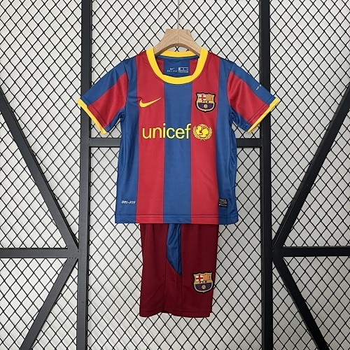 JER-2764_1 Barcelona 10/11 Home Kids Jersey - 图片 1