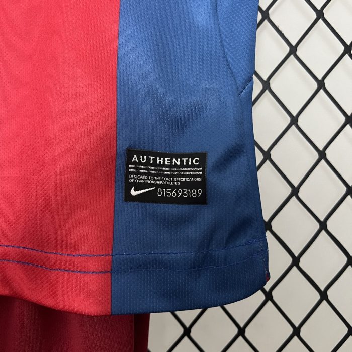 Barcelona 10/11 Home Kids Jersey - 图片 8
