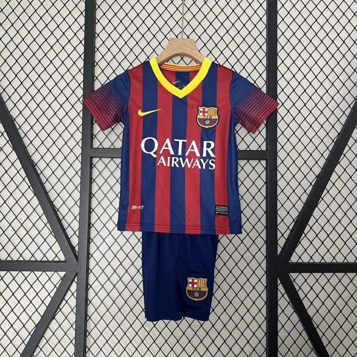 Barcelona 13/14 Home Kids Jersey - 图片 9