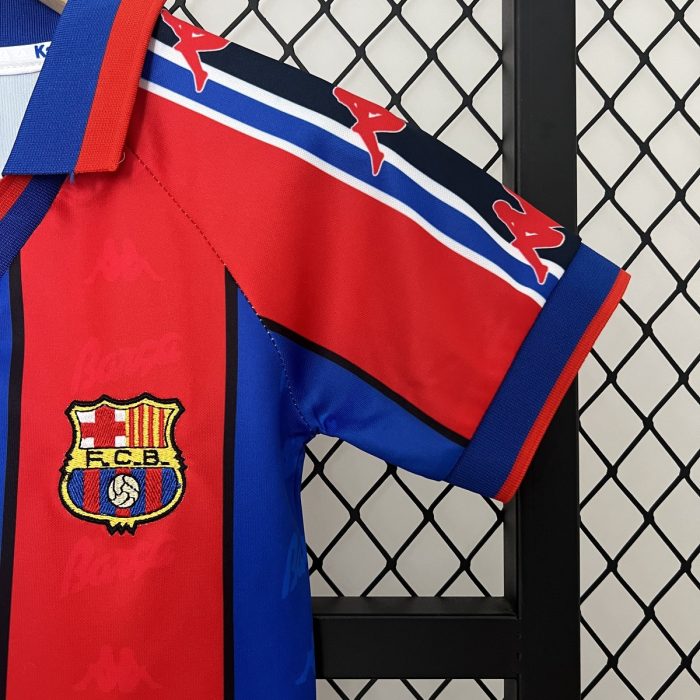 Barcelona 1995-1997 Home Kids Jersey - 图片 3