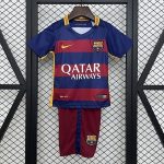 Barcelona 2015/2016 Home Kids Jersey
