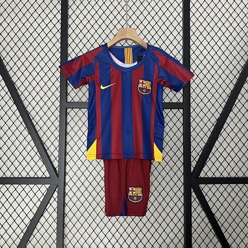 JER-2770_1 Barcelona 2005/2006 Home Kids Jersey - 图片 1