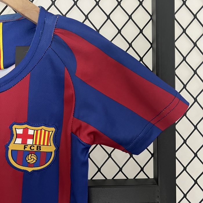 Barcelona 2005/2006 Home Kids Jersey - 图片 5
