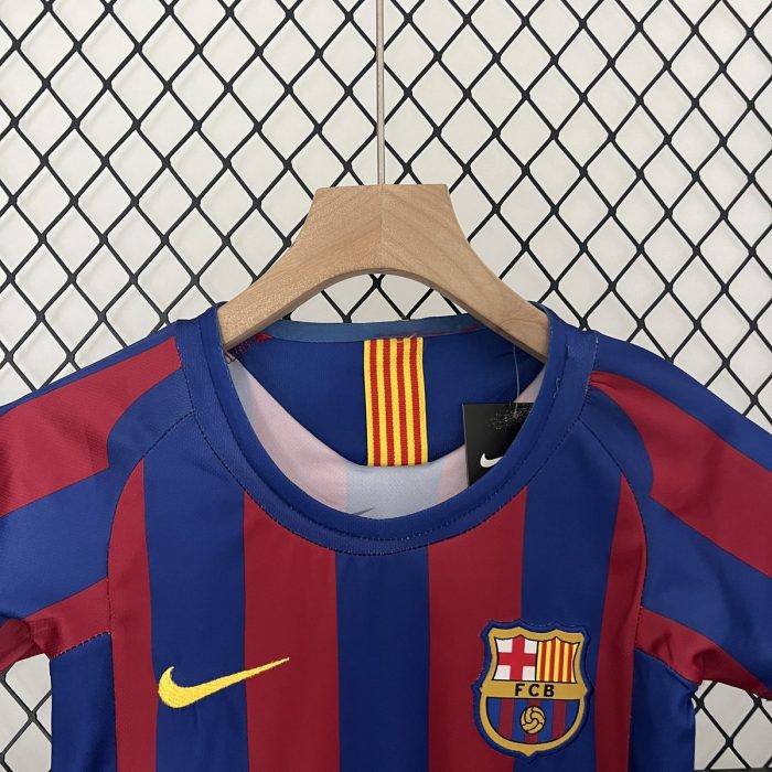 Barcelona 2005/2006 Home Kids Jersey - 图片 6
