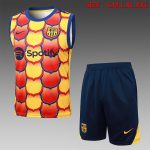 Barcelona 24/25 Vest Yellow Splatter