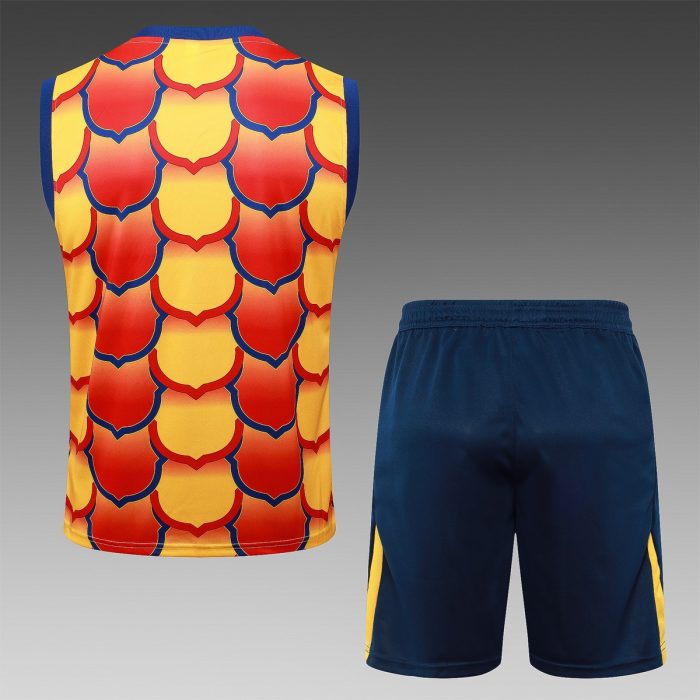 Barcelona 24/25 Vest Yellow Splatter - 图片 2