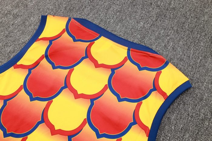 Barcelona 24/25 Vest Yellow Splatter - 图片 6