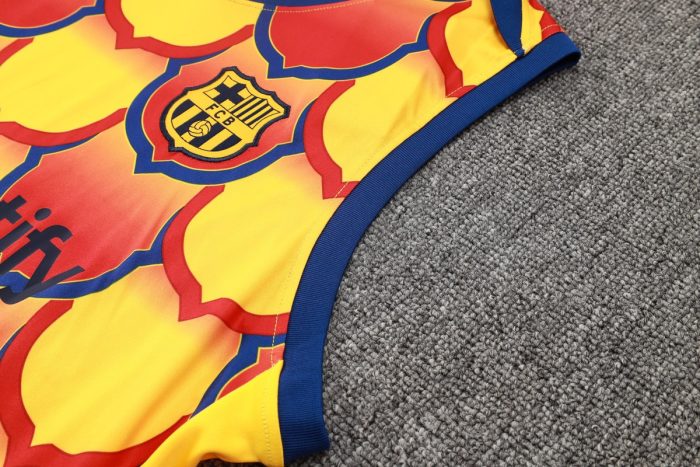 Barcelona 24/25 Vest Yellow Splatter - 图片 8