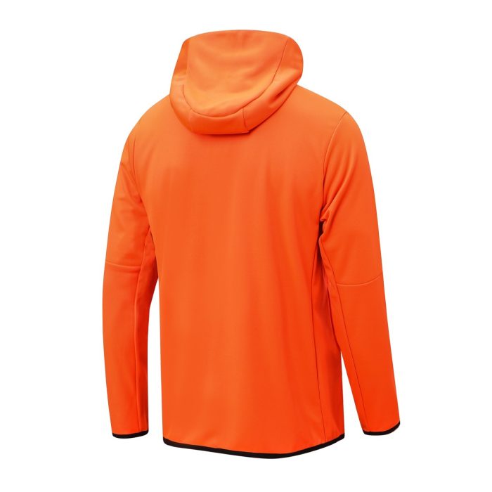 Barcelona 22/23 Orange Long Zip Jacket with Hood - 图片 4