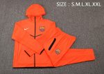 Barcelona 22/23 Orange Long Zip Jacket with Hood - 图片 6