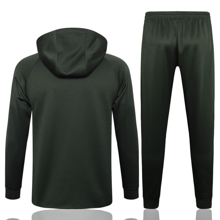 Barcelona 23/24 Half-Zip Hoodie Dark Green - 图片 7