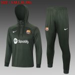 Barcelona 23/24 Half-Zip Hoodie Dark Green - 图片 8