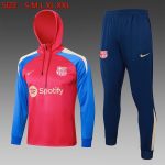 Barcelona 24/25 Half-Zip Hoodie Red