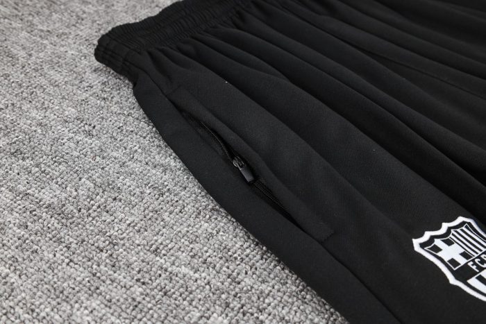 Barcelona 24/25 Half-Zip Hoodie Black - 图片 3