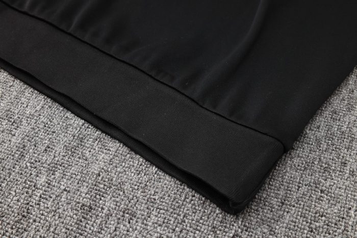 Barcelona 24/25 Half-Zip Hoodie Black - 图片 5