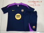 Barcelona Short Sleeve Training Top in Turquoise - 图片 9