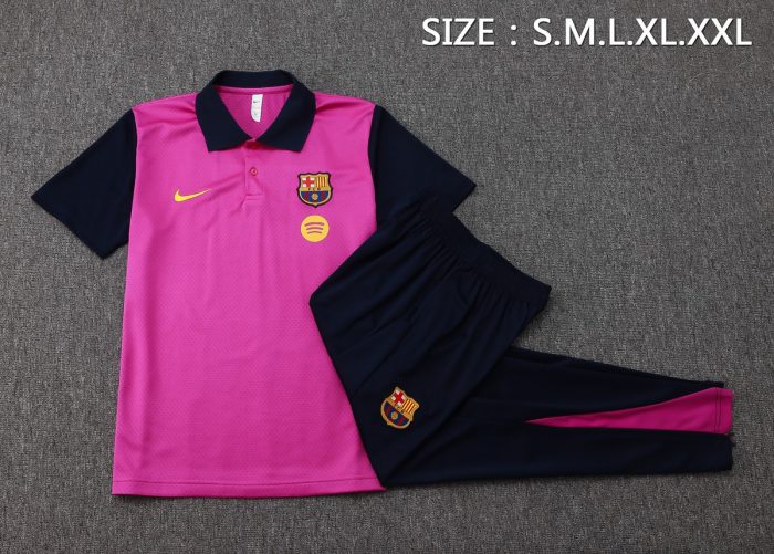 Barcelona Purple Polo Shirt - 图片 2