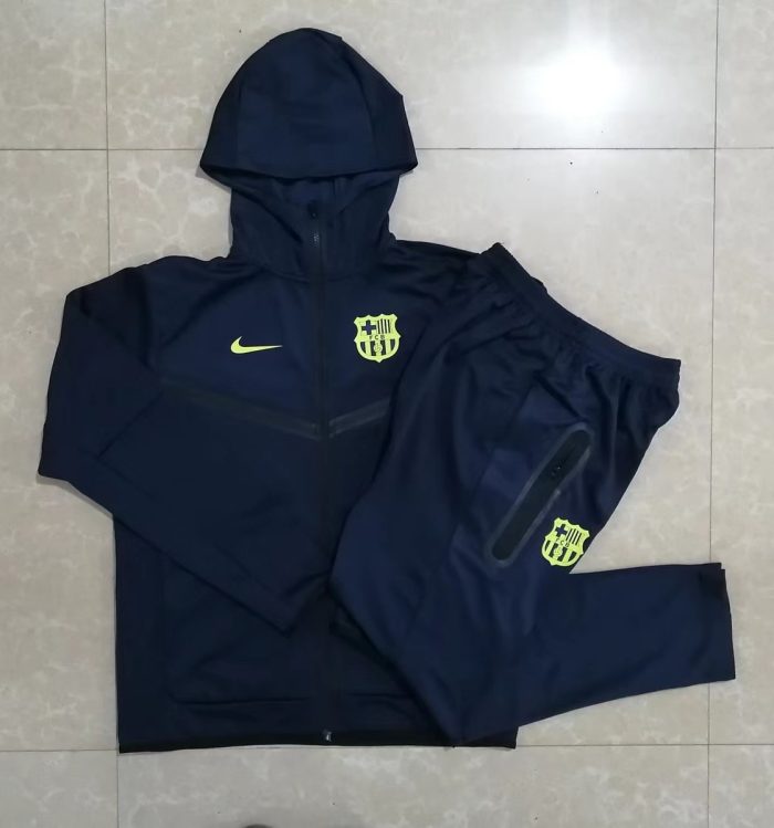 Barcelona 22/23 Long Zip Jacket Blue - 图片 9