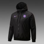 Barcelona 22-23 Black Windbreaker
