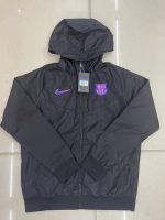 Barcelona 22-23 Black Windbreaker - 图片 9