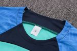 Barcelona 22/23 Short Sleeve Green Blue Sleeves - 图片 5
