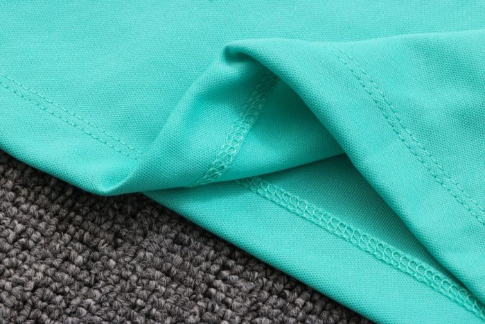 Barcelona 22/23 Short Sleeve Green Blue Sleeves - 图片 6