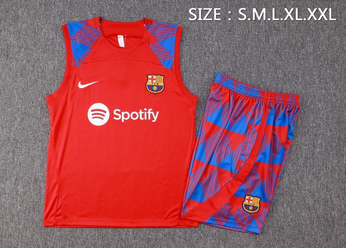 Barcelona 23-24 Red Vest - 图片 2