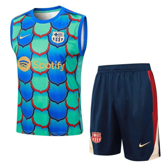 Barcelona 24/25 Vest Light Green Splatter - 图片 8