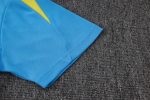 Barcelona Light Blue Short Sleeve Training Suit - 图片 5