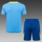 Barcelona Light Blue Short Sleeve Training Suit - 图片 6