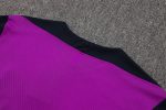 Barcelona Purple Short Sleeve Training Suit - 图片 3