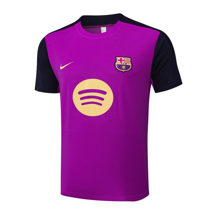Barcelona Purple Short Sleeve Training Suit - 图片 8