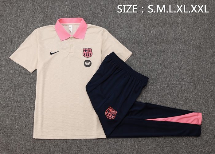 Barcelona Polo Shirt Beige - 图片 2