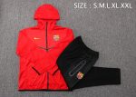 Barcelona 22/23 Red Long Zip Jacket with Hood - 图片 2