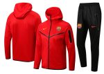 Barcelona 22/23 Red Long Zip Jacket with Hood - 图片 5