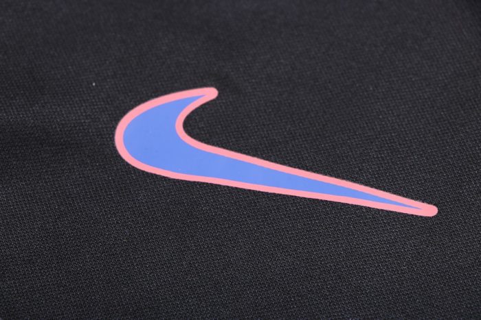 Barcelona 22/23 Long Zip Jacket Black - 图片 2