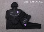 Barcelona 22/23 Long Zip Jacket Black - 图片 4