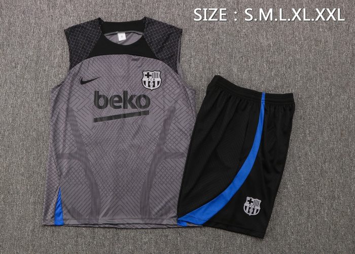 Barcelona 22/23 Vest Black Grey - 图片 2