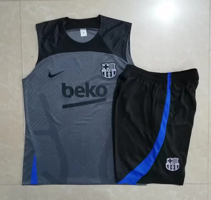 Barcelona 22/23 Vest Black Grey - 图片 9
