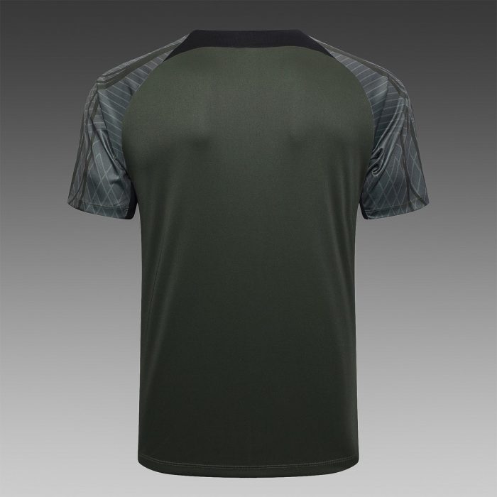 Barcelona 23-24 Dark Green Short Sleeve Training Suit - 图片 8